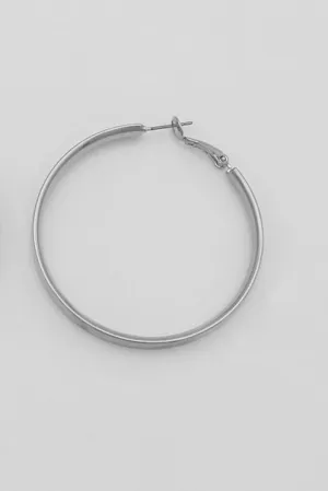 Jolie & Deen WOMENS TILLY HOOPS EARRINGS - SILVER