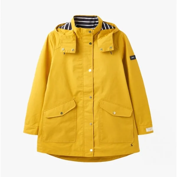 Joules COAST Womens Raincoat Antique Gold