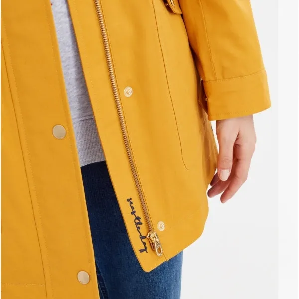 Joules COAST Womens Raincoat Antique Gold