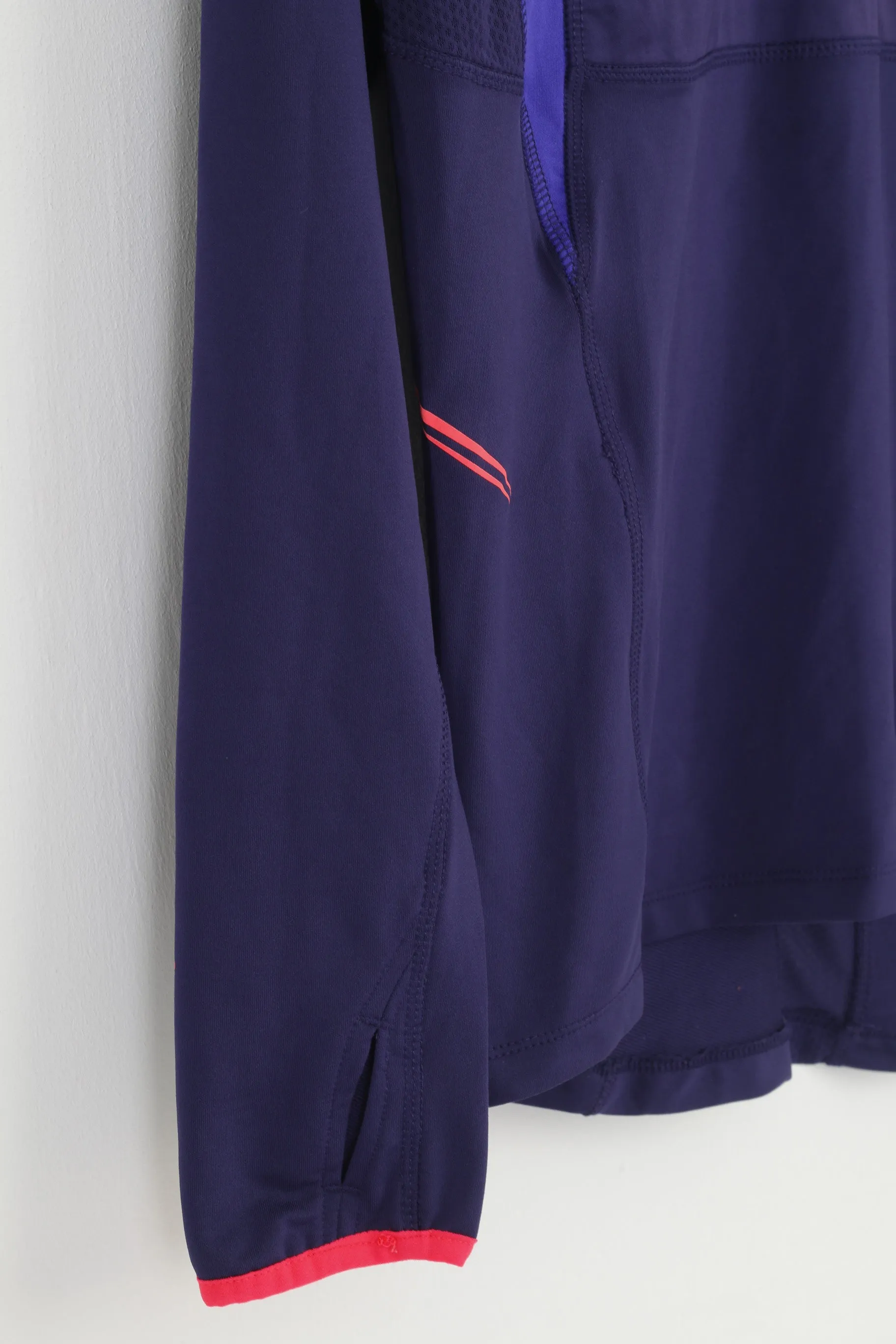 Karrimor Woman 12 M Longsleeve Purple Zip Neck Sportwear Run Outwear Top