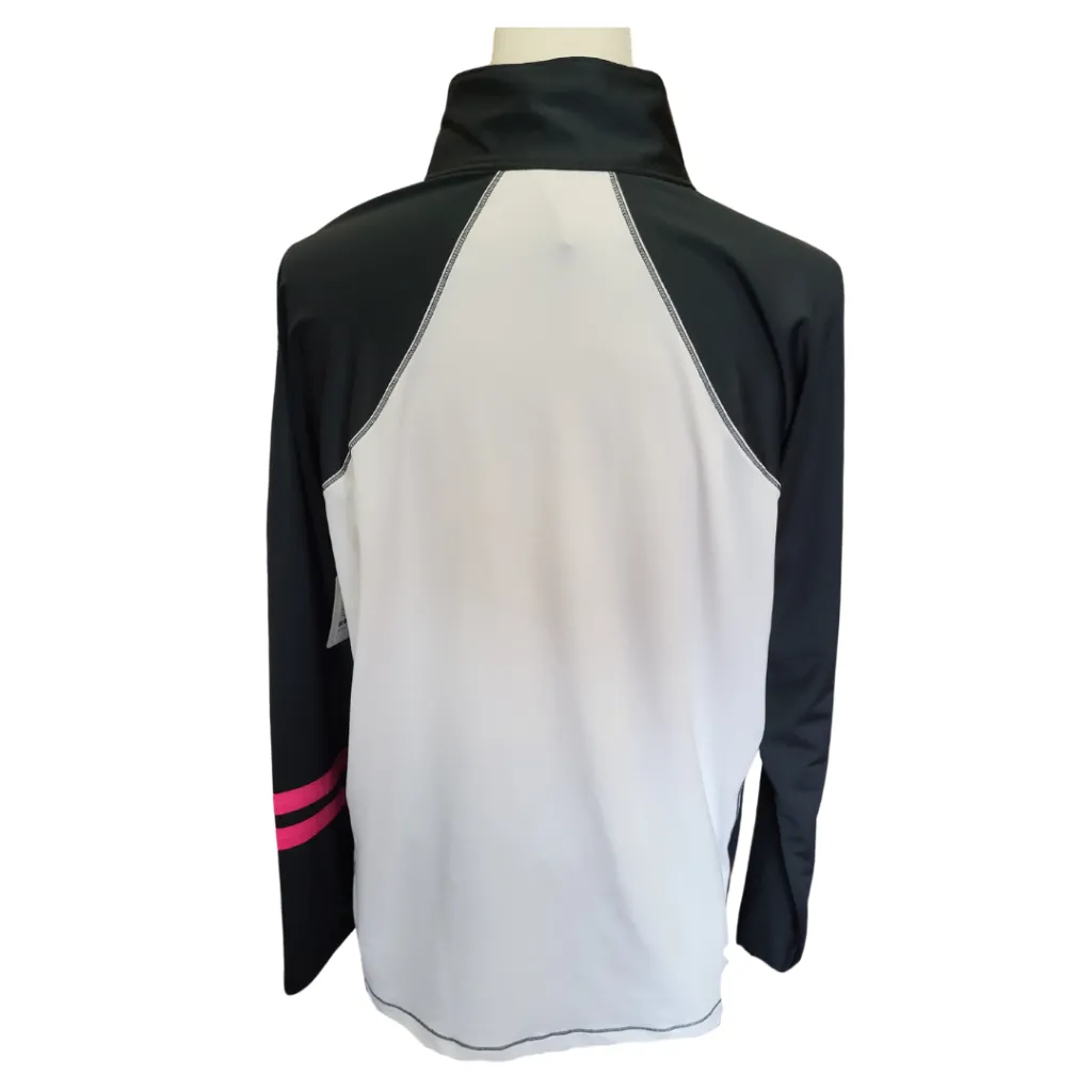 Kate Lord Black & White Pullover w/ Logo Size XL