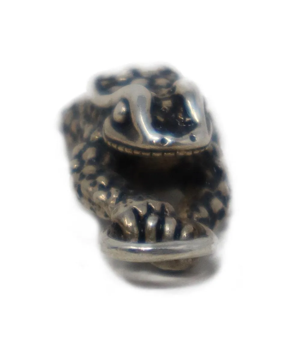Kieselstein-Cord Sterling Silver Frog Pendant