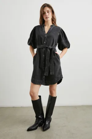 KINGSLEY DRESS - FADED BLACK Rails