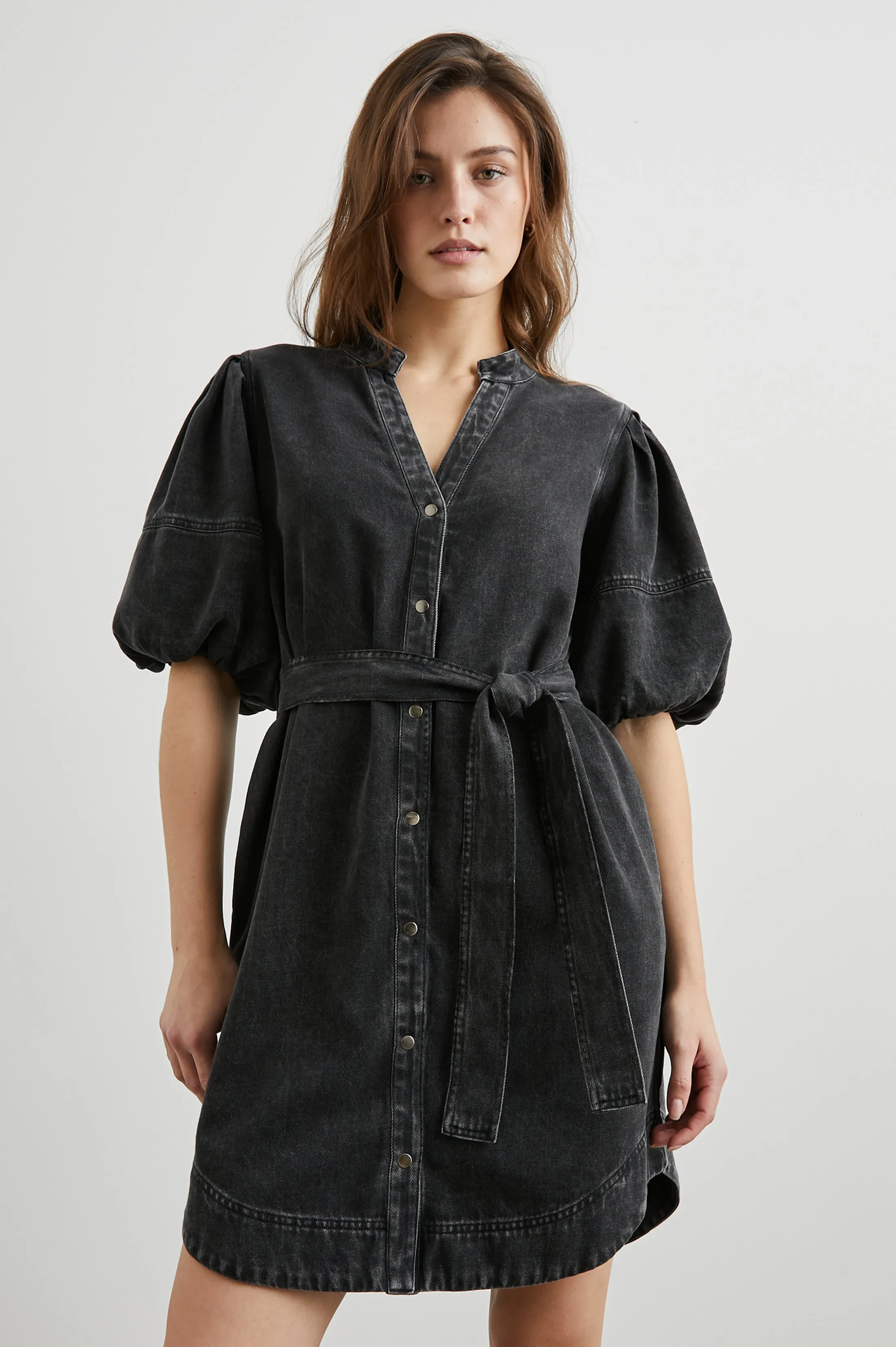 KINGSLEY DRESS - FADED BLACK Rails