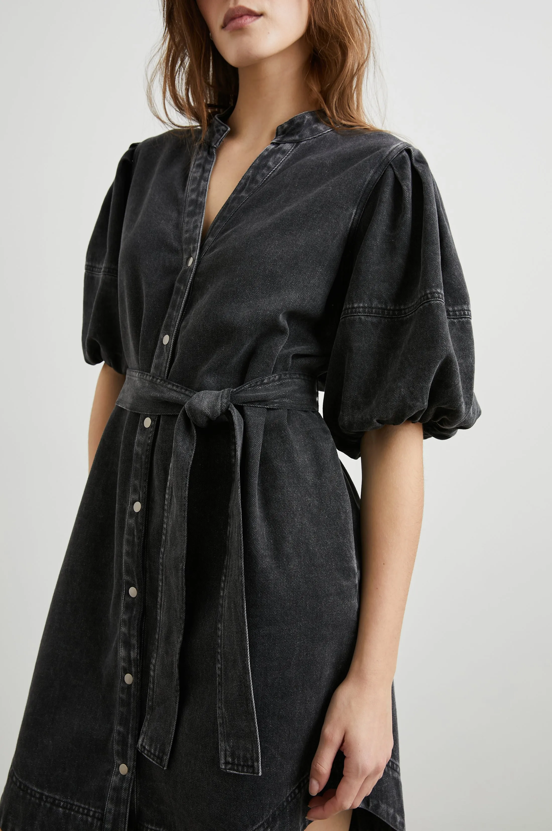 KINGSLEY DRESS - FADED BLACK Rails
