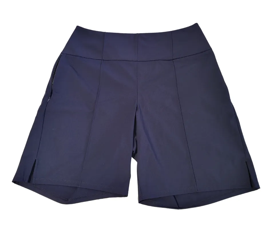Kinona Navy Blue Flowy Pull-On Golf Shorts Size M