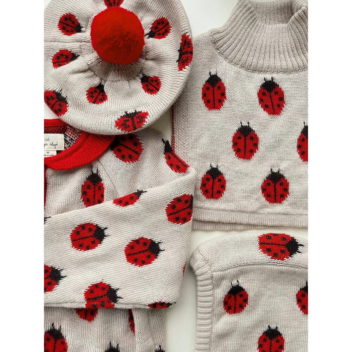 Konges Sløjd Belou Knit Cardigan Ladybug