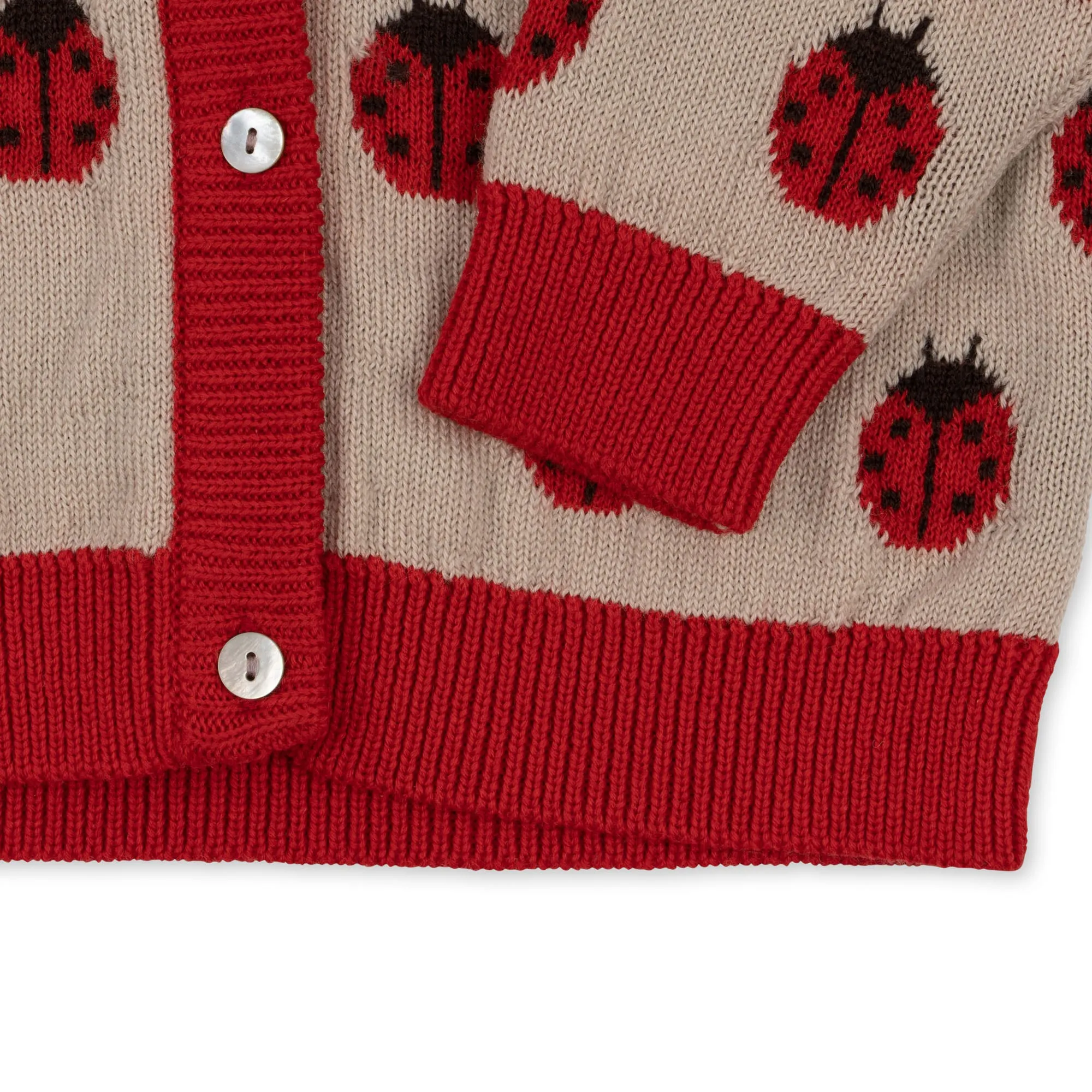 Konges Sløjd Belou Knit Cardigan Ladybug