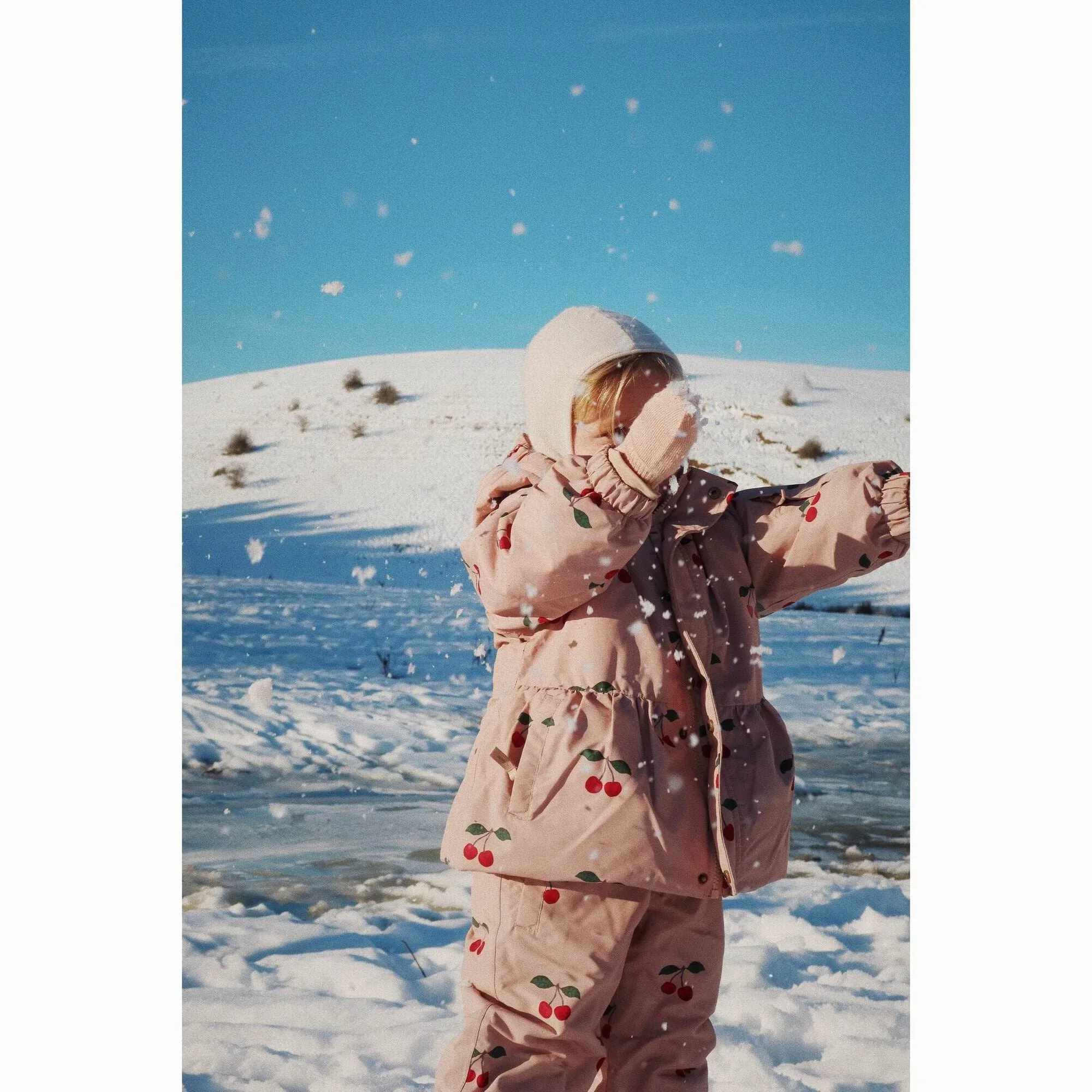Konges Sløjd Mismou Frill Jacket-Ma Grande Cerise Blush