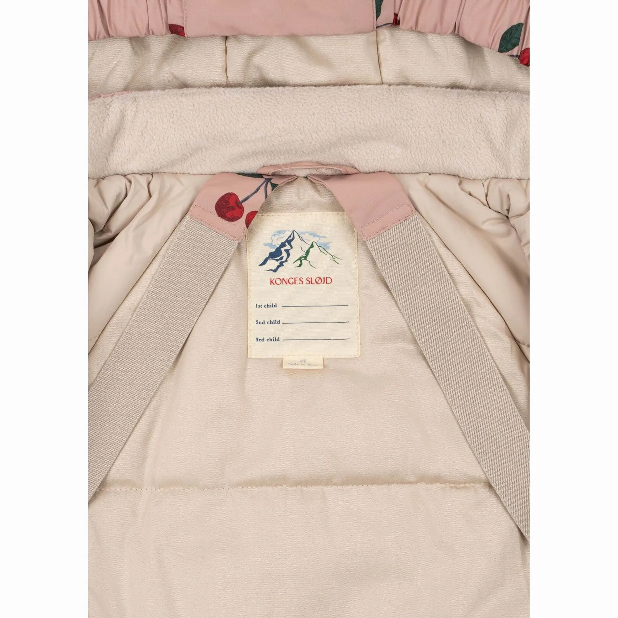 Konges Sløjd Mismou Frill Jacket-Ma Grande Cerise Blush