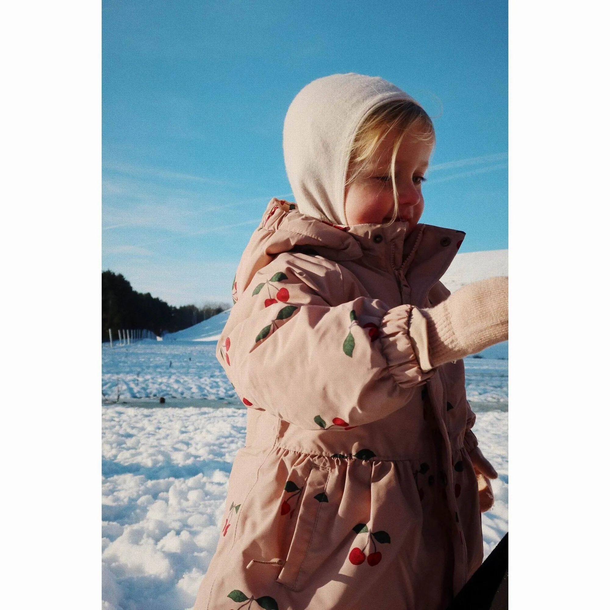 Konges Sløjd Mismou Frill Jacket-Ma Grande Cerise Blush