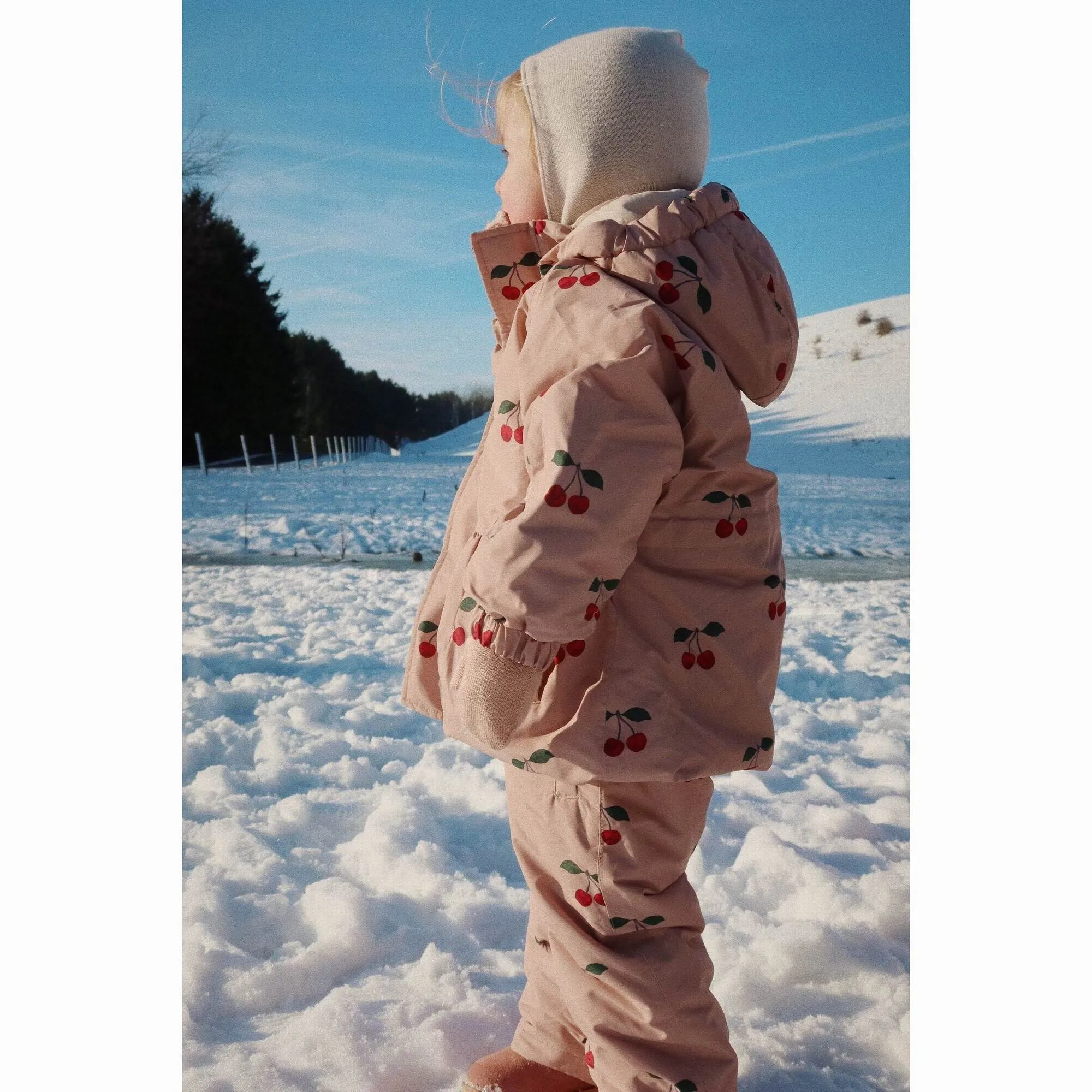 Konges Sløjd Mismou Frill Jacket-Ma Grande Cerise Blush