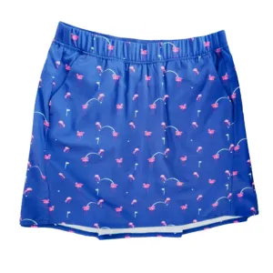 Kyodan Golf Navy Golfing Flamingo Women's Skort Size M MSP$52