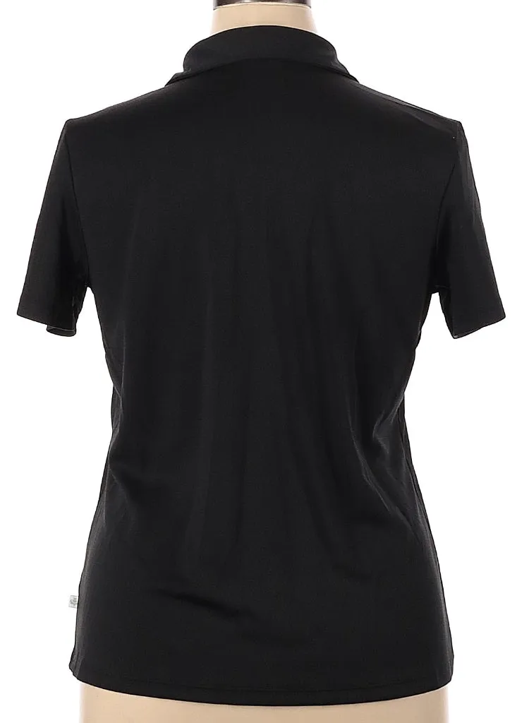 Lady Hagen Black V-neck Polo Size XL