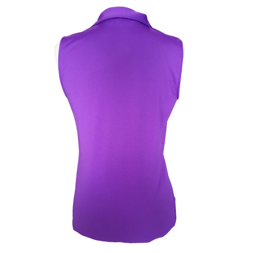 Lady Hagen Purple Sleeveless Golf Polo Size M