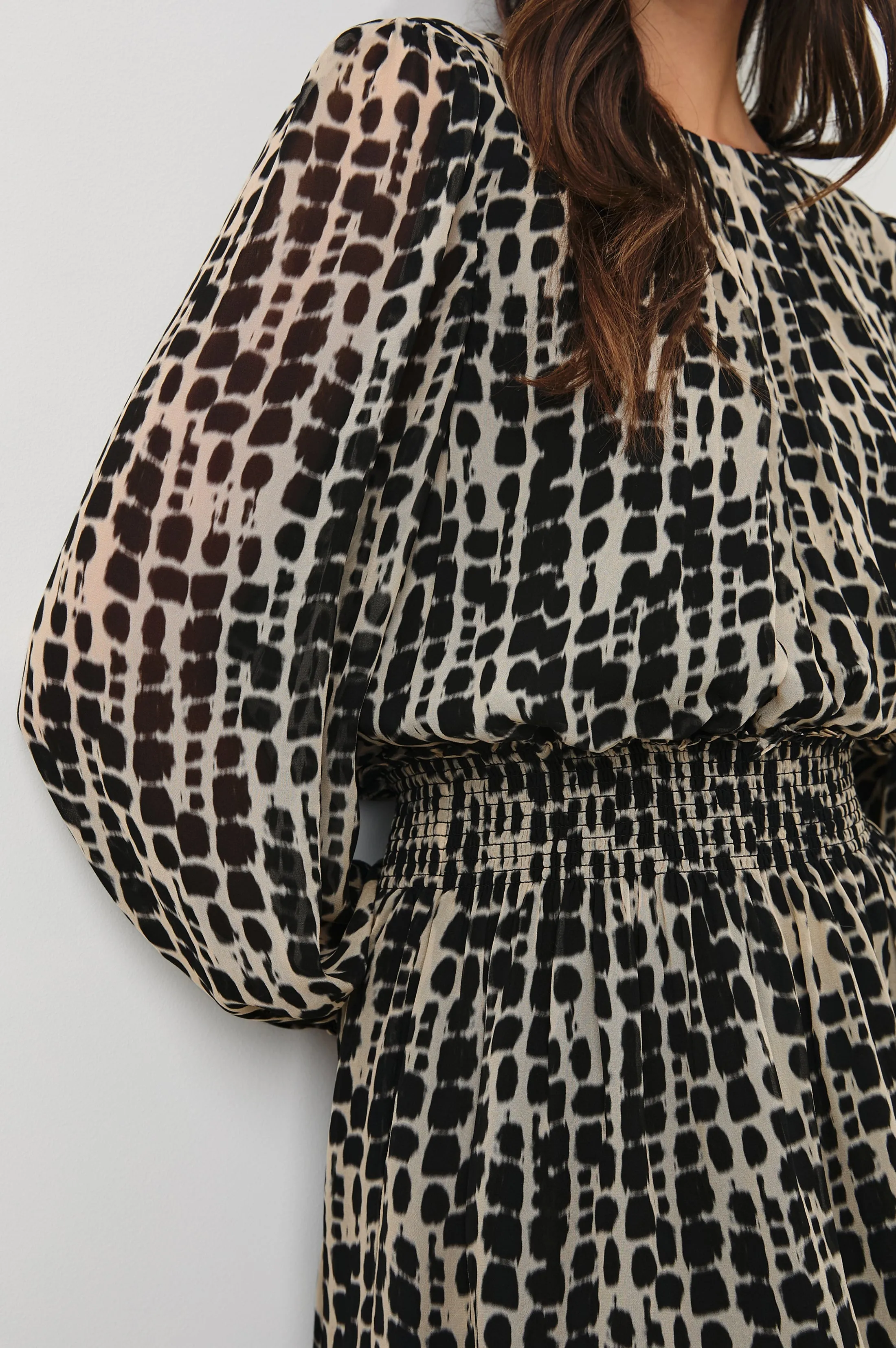 LANIE DRESS - SPOTTED SHIBORI Rails
