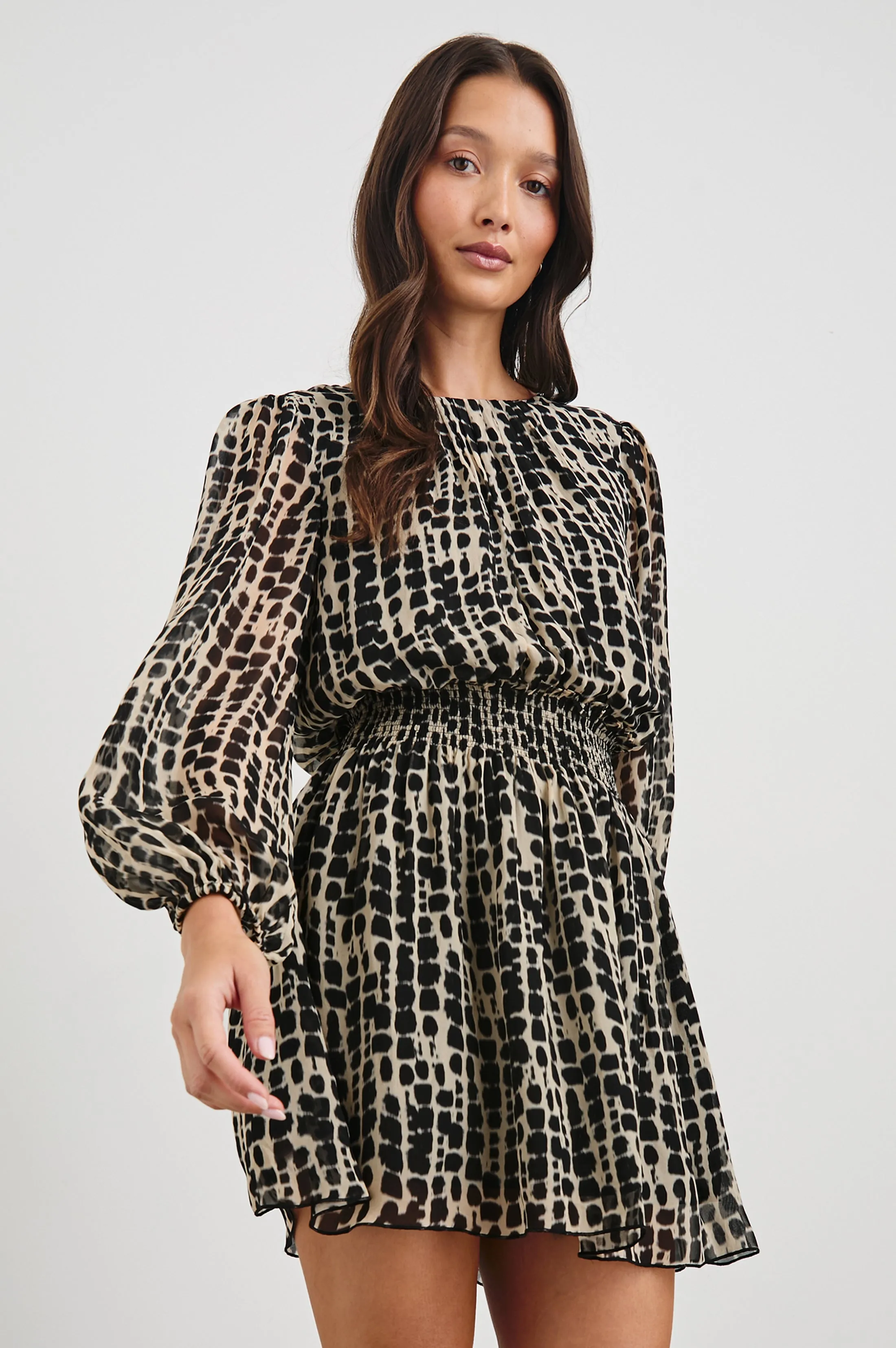 LANIE DRESS - SPOTTED SHIBORI Rails