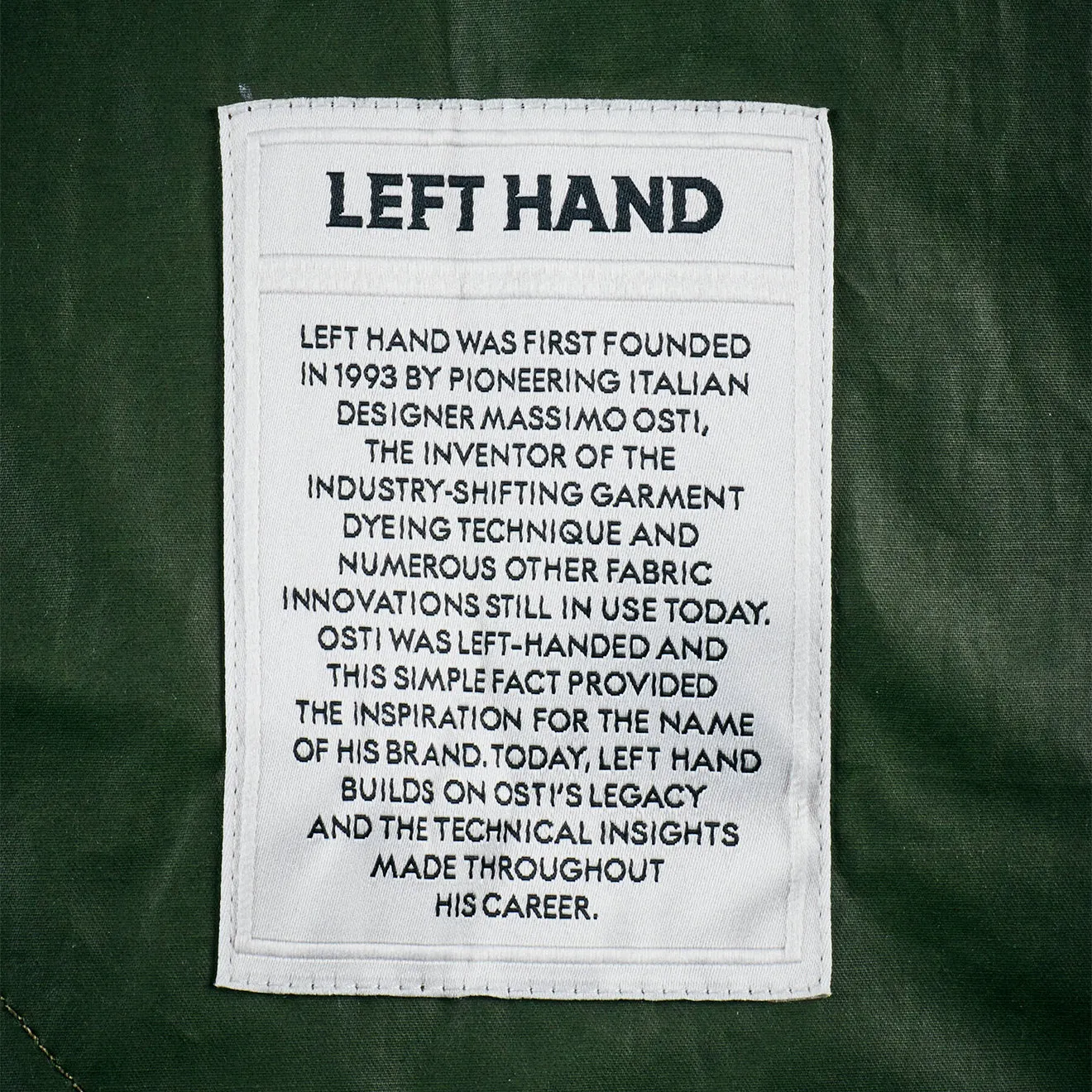 Left Hand Figna Field Jacket Olive