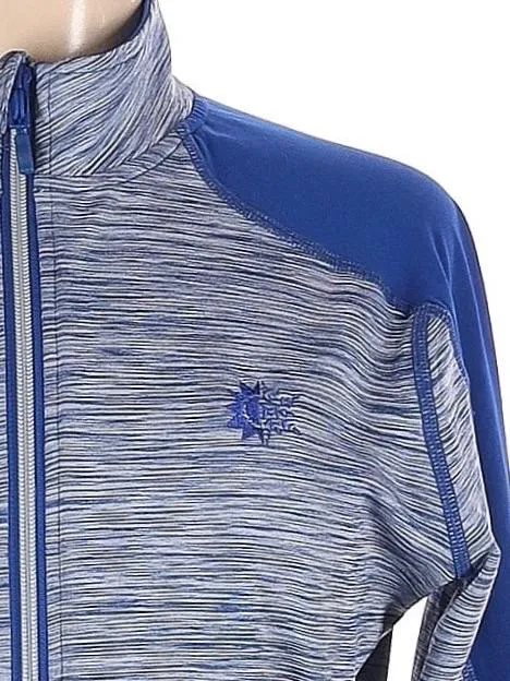 Levelwear Ladies Royal Blue Heather Full-Zip Golf Jacket Size M