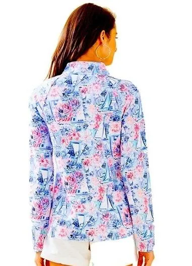 Lilly Pulitzer Janie Sea to Shiining Sea Popover Size L MSP$108