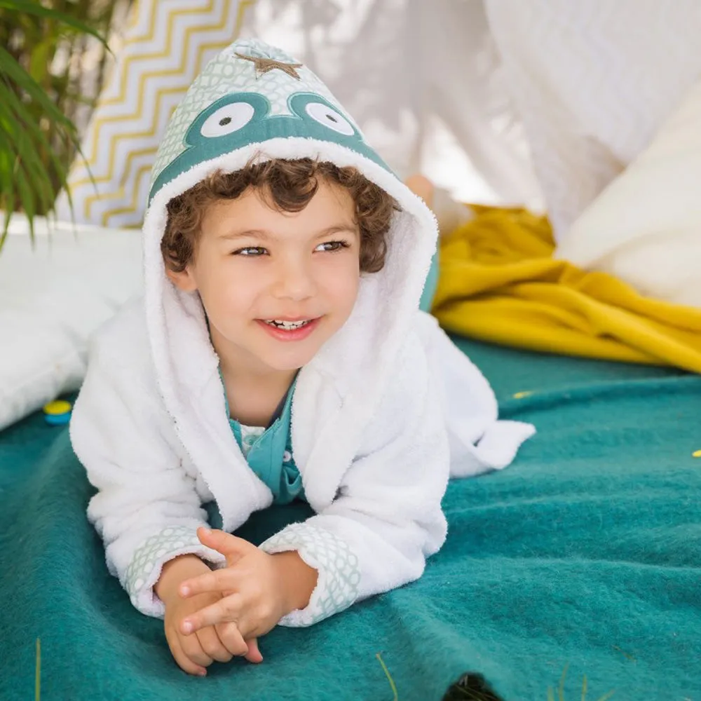 Little Crevette Bathrobe Crocodile