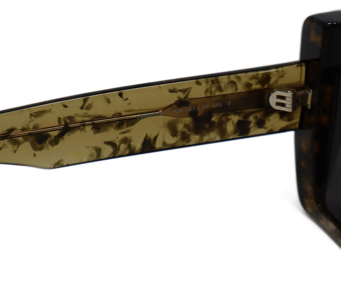 Loewe Olive & Brown Tortoise Print Sunglasses