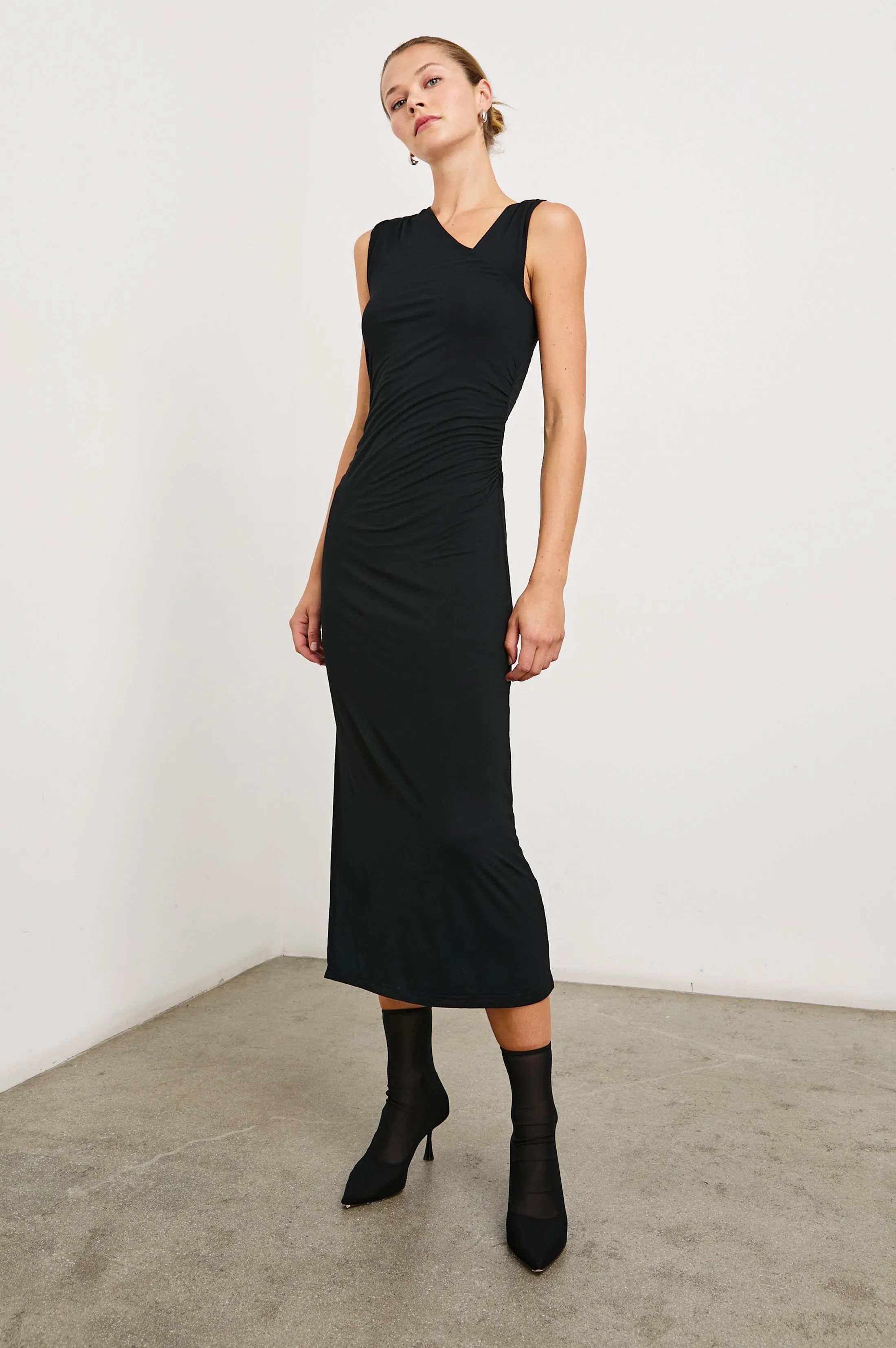 LOLA DRESS - BLACK ONYX Rails