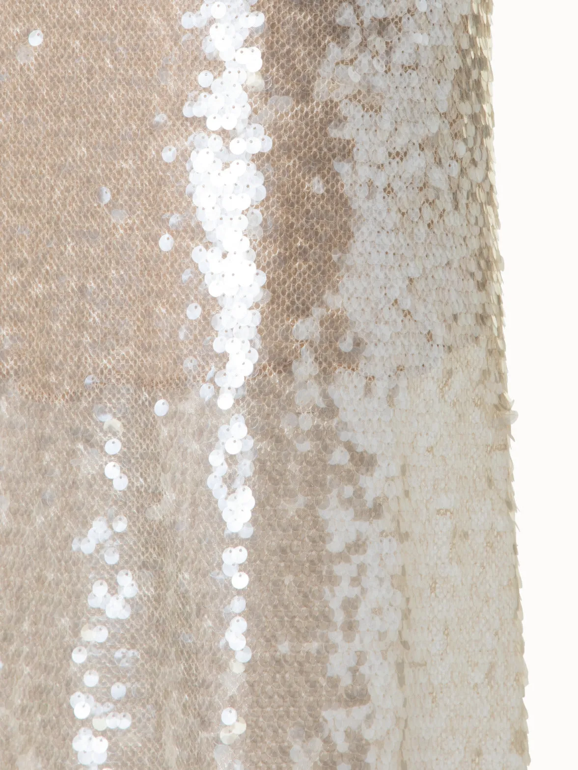 Long Sequined Evening Gown 