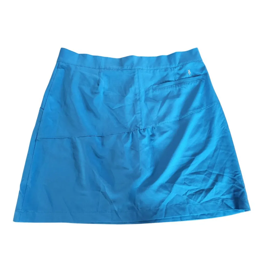 Lopez DeLux Dri Teal Women's Golf Skort Size 12
