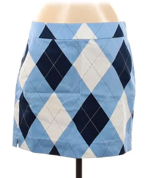 Loudmouth Navy & Blue Argyle Skort Size 6