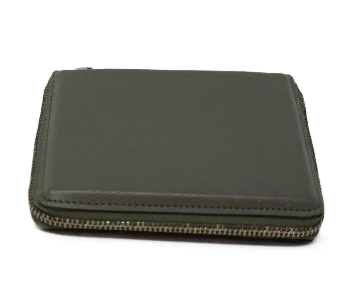 Louis Vuitton Green Petit Monet Damier Glace Wallet