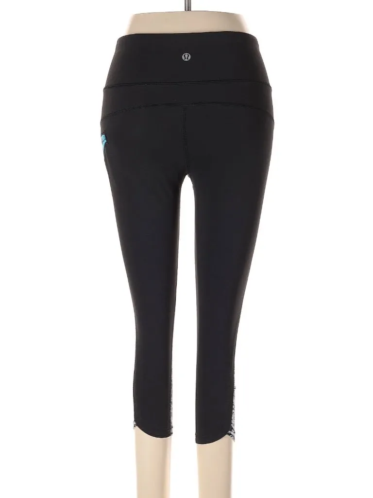 Lululemon Black & White Crop Leggings Size 4