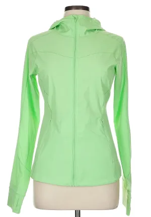 Lululemon Lime Green Lightweight Full-Zip Hooded Jacket Size 6 MSP$128