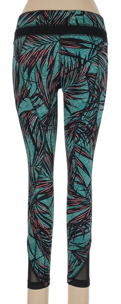 Lululemon Tropical Palm Mesh Cutout Leggings Size 6 MSP $88