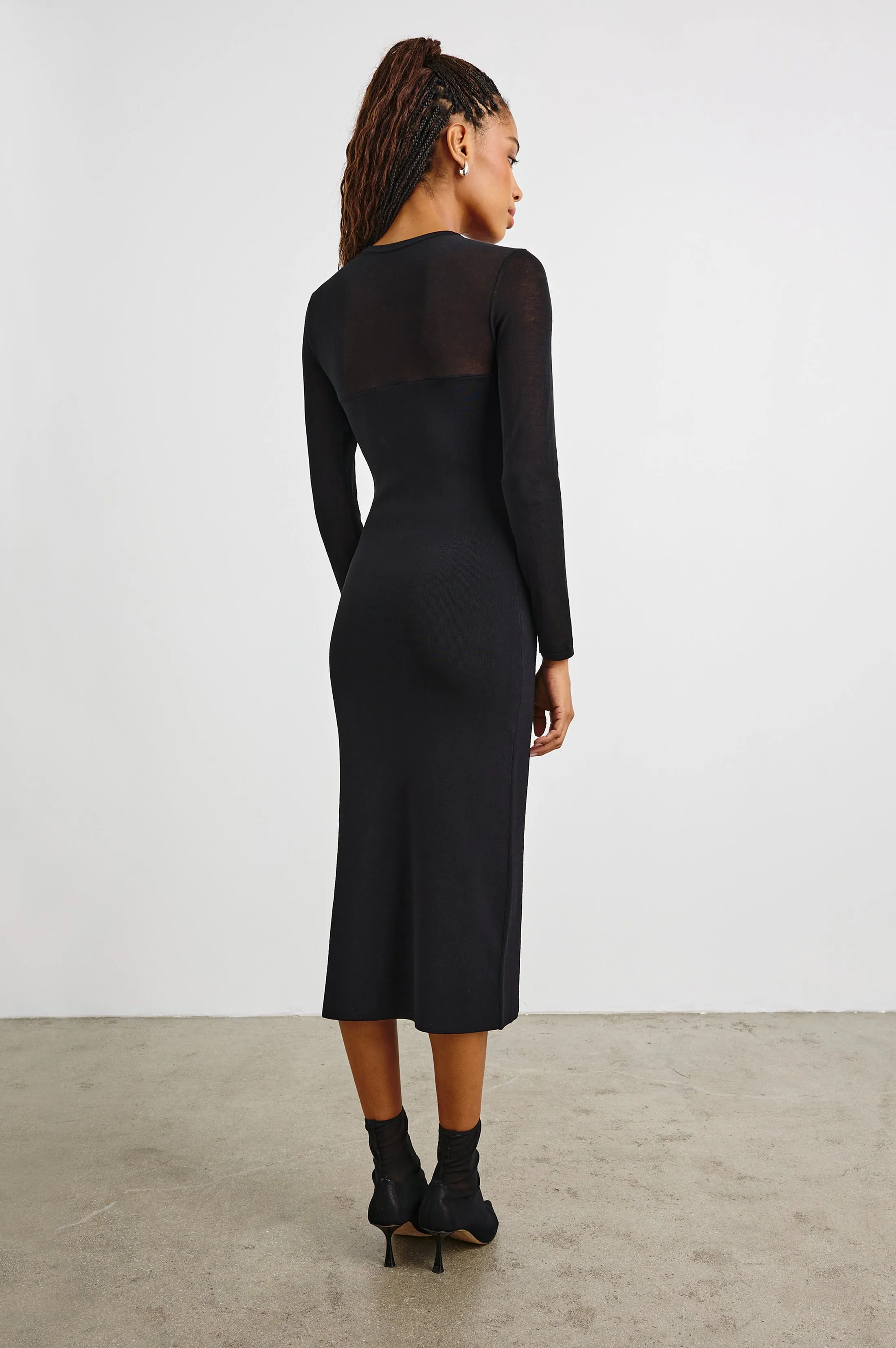 LUZ DRESS - BLACK Rails