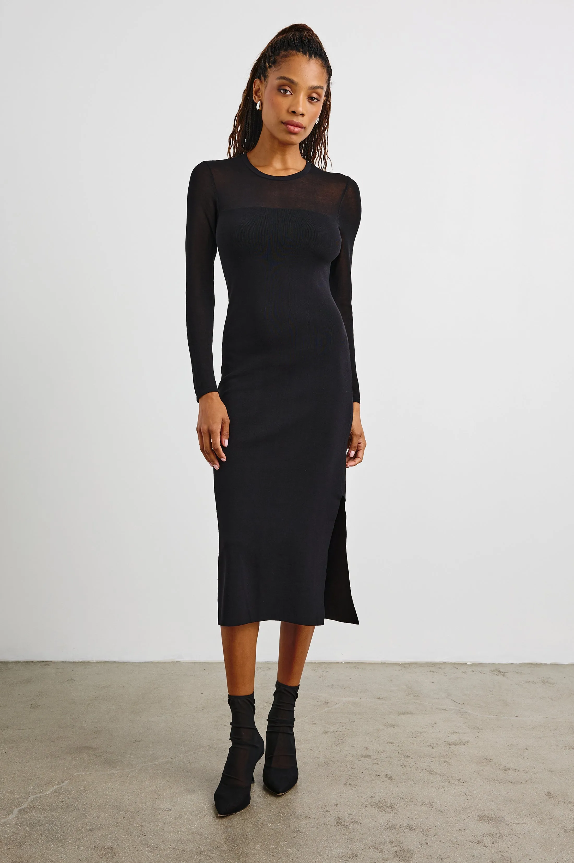 LUZ DRESS - BLACK Rails