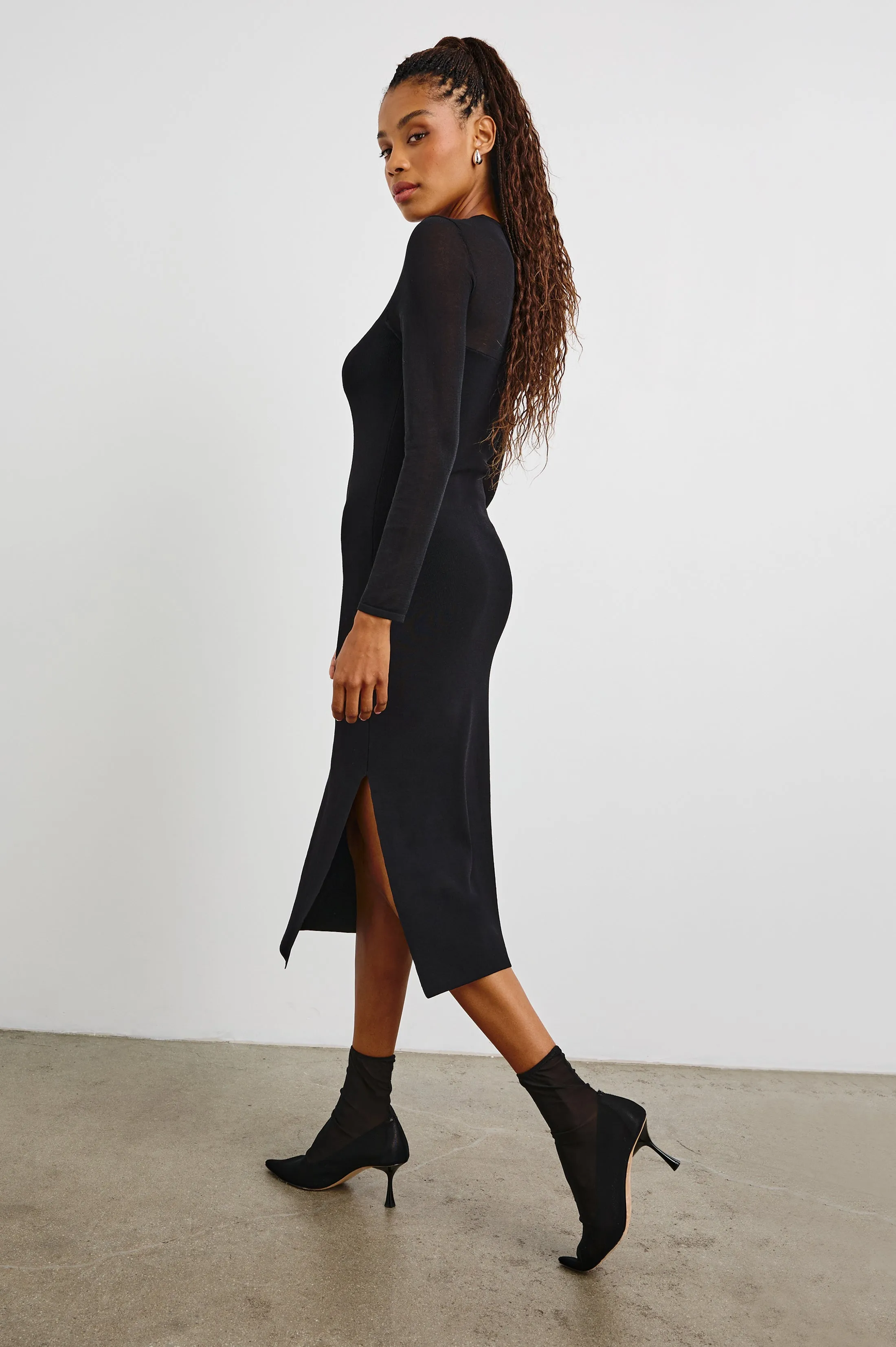 LUZ DRESS - BLACK Rails