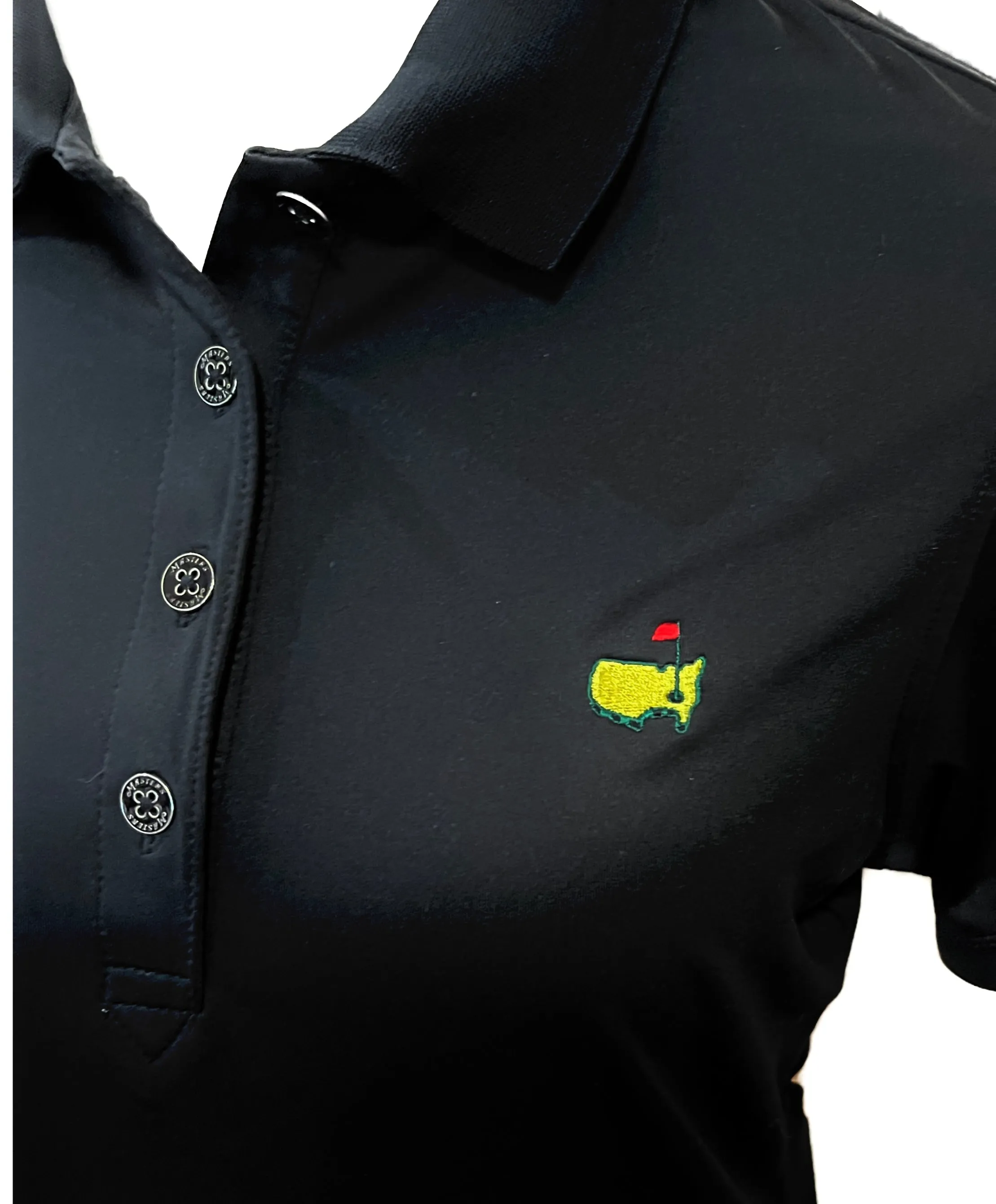 Magnolia Lane Women's Black Masters Golf Polo Size M. MSP$75
