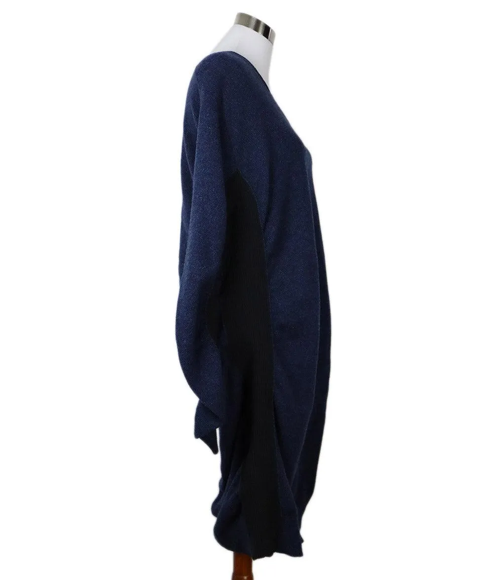 Maison Margiela Navy & Black Wool Dress sz 8