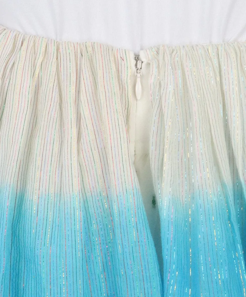 Manoush Multicolor Dress w/ Metallic Details sz 6