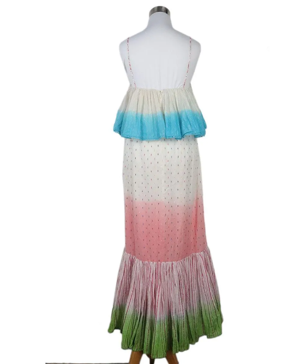 Manoush Multicolor Dress w/ Metallic Details sz 6