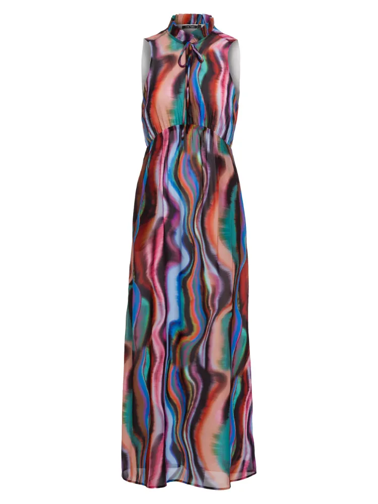 Marc Aurel Dress Khaki Varied