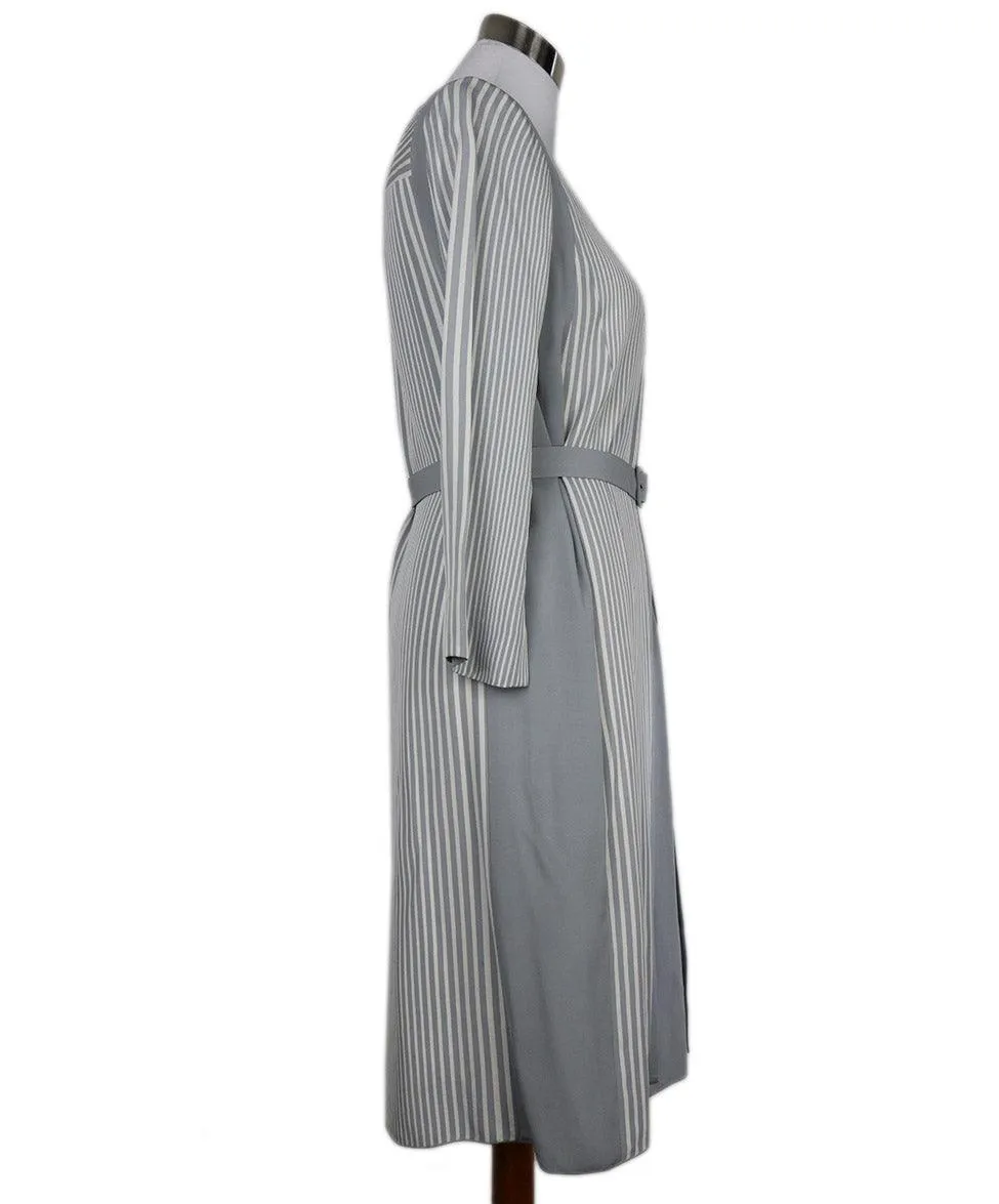 Marc Jacobs Grey & White Striped Dress sz 6
