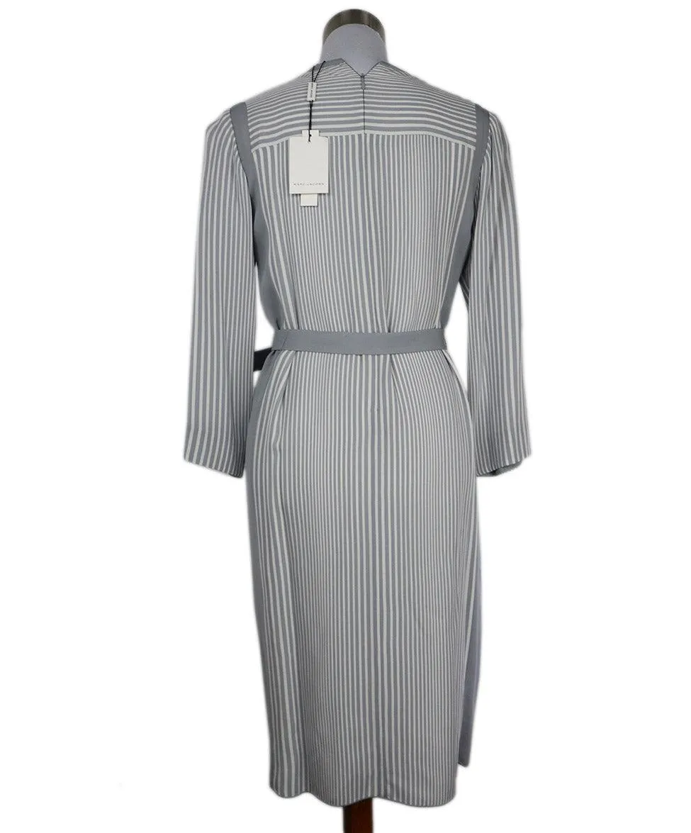Marc Jacobs Grey & White Striped Dress sz 6