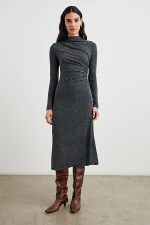 MARGARET DRESS - CHARCOAL Rails
