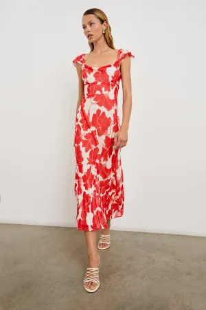 MARIGOLD DRESS - SCARLET HIBISCUS Rails