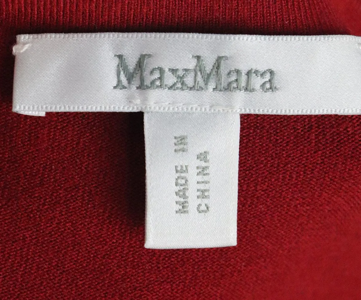 Max Mara Size Red Dress sz 4