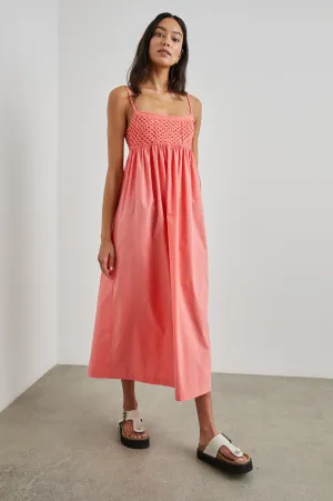 MEEKA DRESS - HOT CORAL Rails