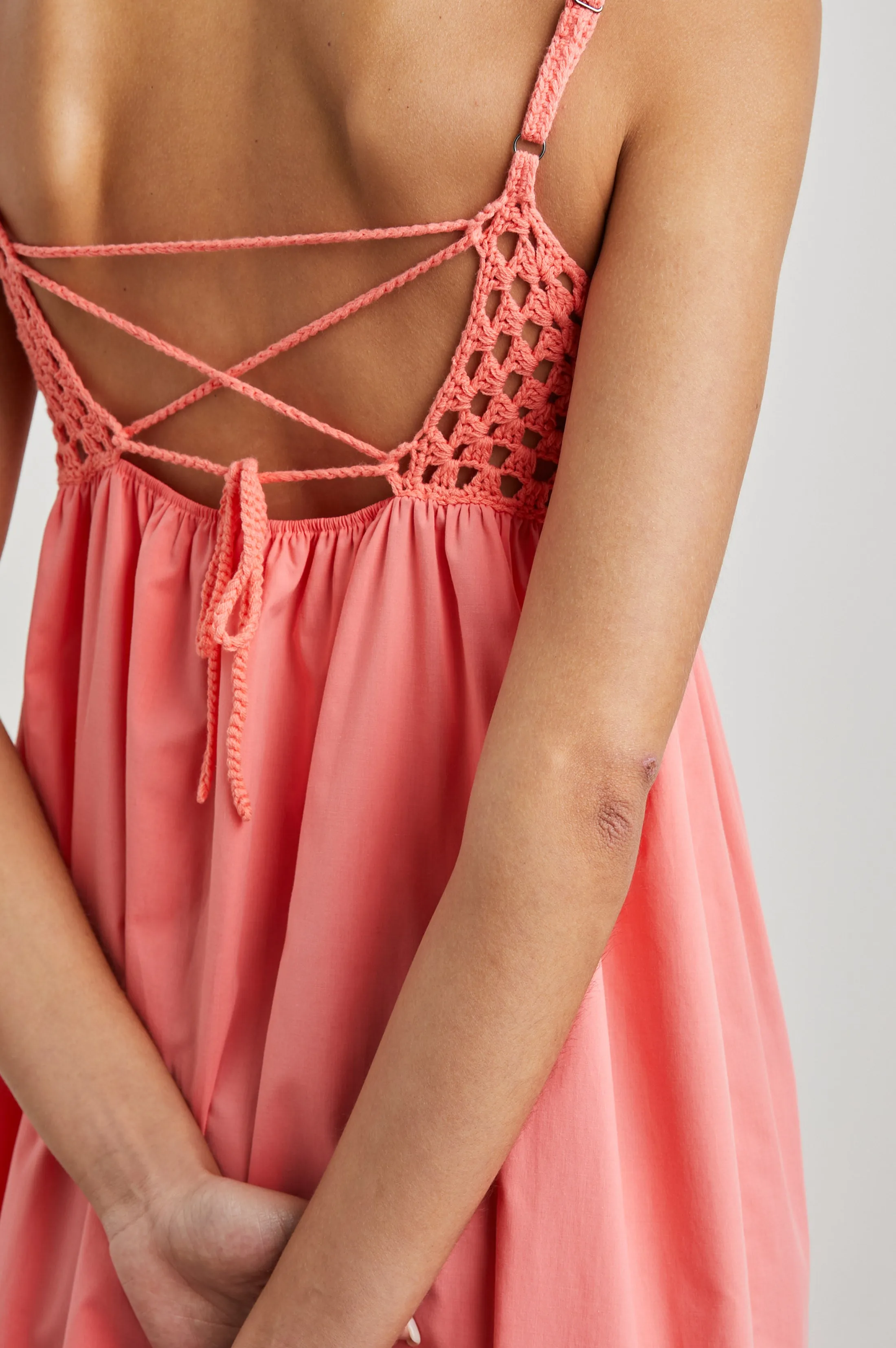 MEEKA DRESS - HOT CORAL Rails