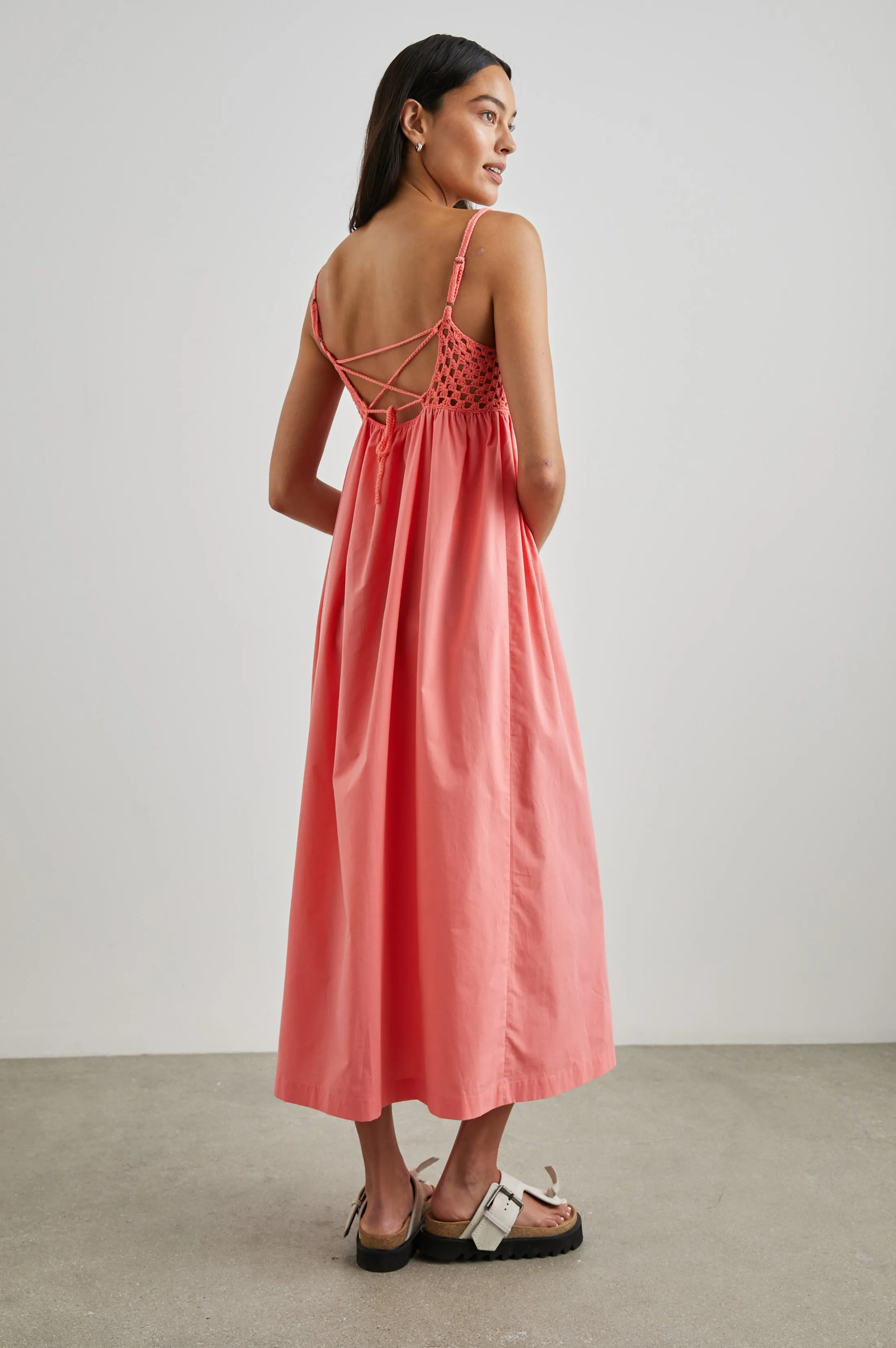MEEKA DRESS - HOT CORAL Rails